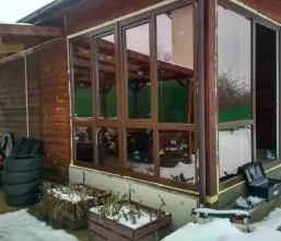 Фото работ по остеклению 040